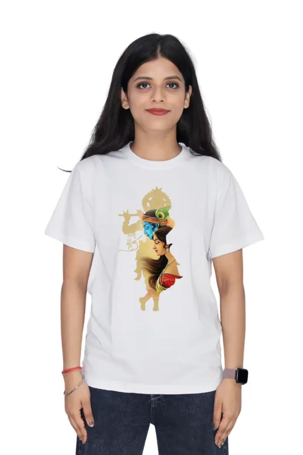 Radha krishna printed t-shirts